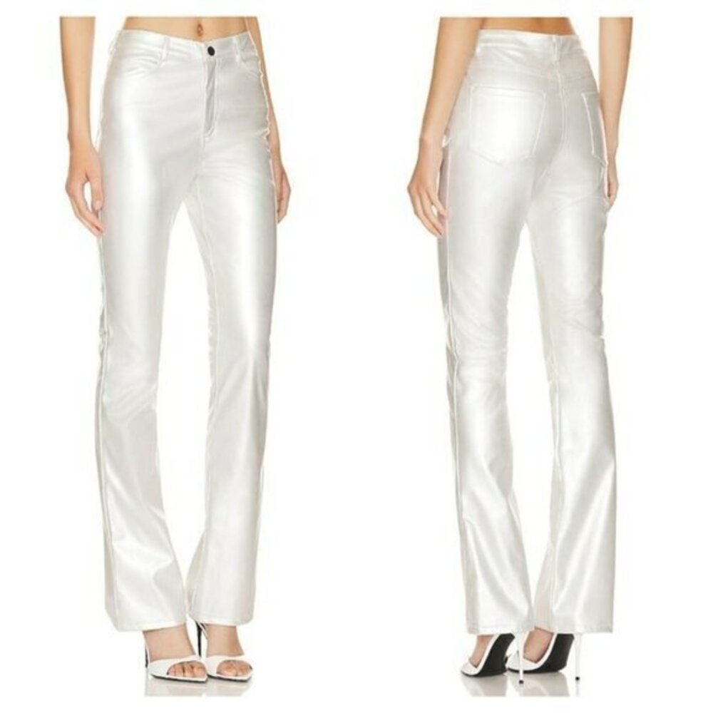 Superdown Shalisa Mid Rise Pant - Silver